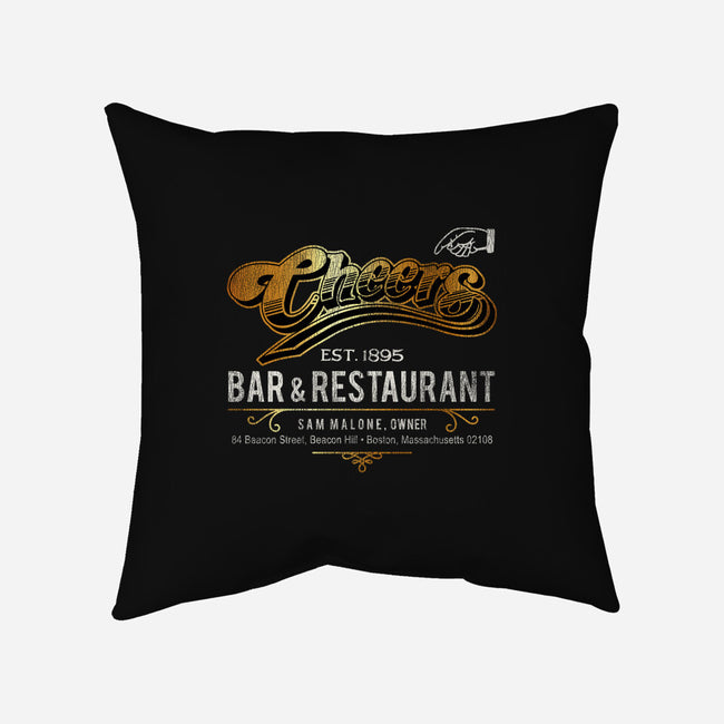 Sam's Bar-None-Removable Cover w Insert-Throw Pillow-AlemaArt