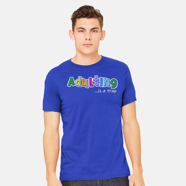 Adulting Is A Trap-Mens-Heavyweight-Tee-NMdesign