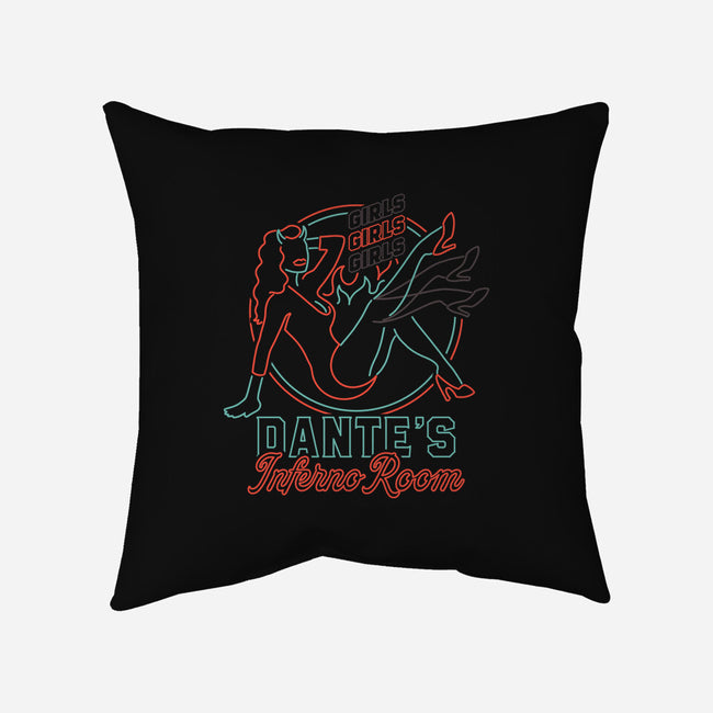 Dante Devil Girl-None-Removable Cover w Insert-Throw Pillow-Studio Mootant