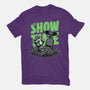 Beetle Graveyard Showtime-Womens-Basic-Tee-Studio Mootant