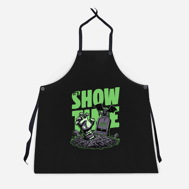 Beetle Graveyard Showtime-Unisex-Kitchen-Apron-Studio Mootant