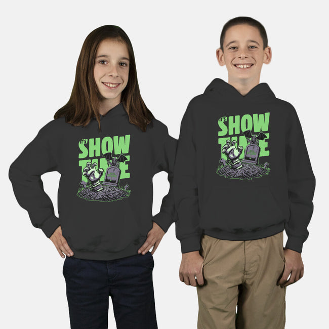 Beetle Graveyard Showtime-Youth-Pullover-Sweatshirt-Studio Mootant