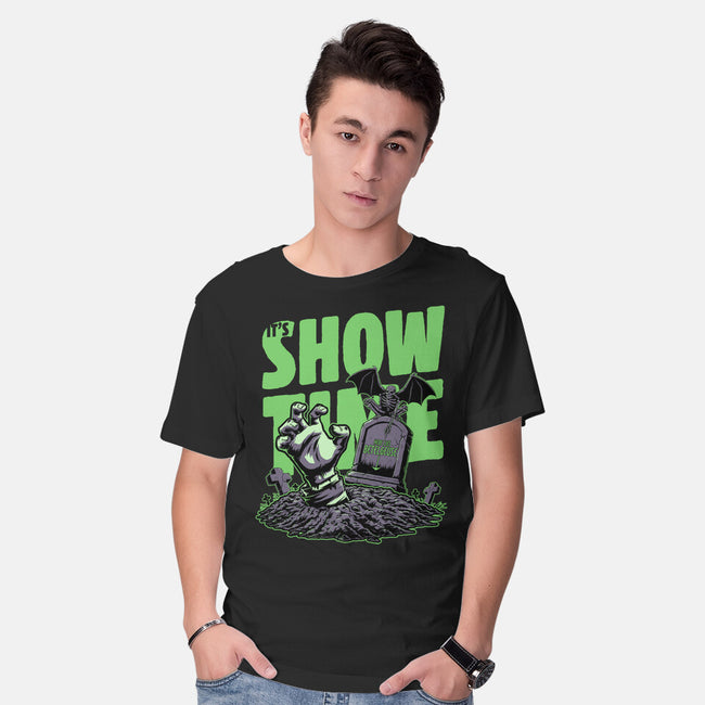 Beetle Graveyard Showtime-Mens-Basic-Tee-Studio Mootant