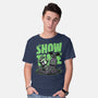 Beetle Graveyard Showtime-Mens-Basic-Tee-Studio Mootant