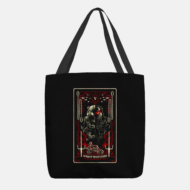 Nightwatcher Tarot Card-None-Basic Tote-Bag-naomori