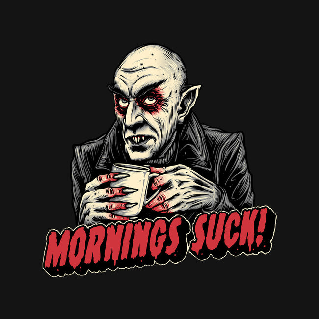 Mornings Are Sucky-Mens-Long Sleeved-Tee-glitchygorilla