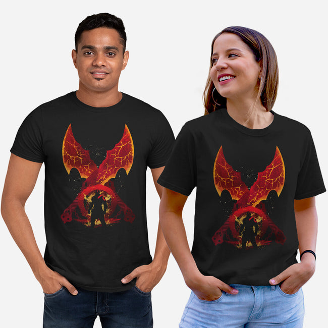 Blades Of Chaos-Unisex-Basic-Tee-dandingeroz