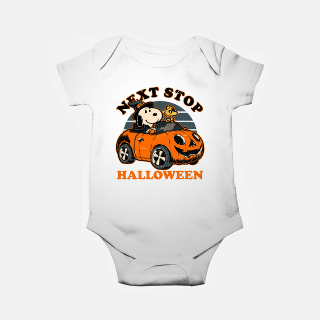 Spooky Beagle Car-Baby-Basic-Onesie-Studio Mootant