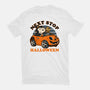 Spooky Beagle Car-Unisex-Basic-Tee-Studio Mootant