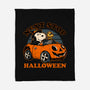 Spooky Beagle Car-None-Fleece-Blanket-Studio Mootant