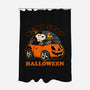 Spooky Beagle Car-None-Polyester-Shower Curtain-Studio Mootant