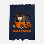 Spooky Beagle Car-None-Polyester-Shower Curtain-Studio Mootant