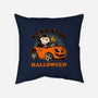 Spooky Beagle Car-None-Removable Cover w Insert-Throw Pillow-Studio Mootant