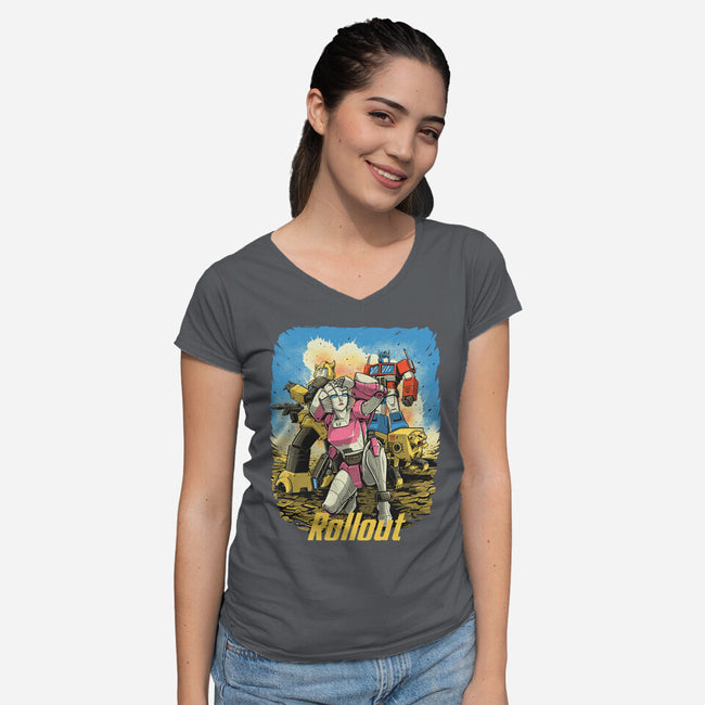 Rollout-Womens-V-Neck-Tee-Betmac