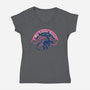 Little Xeno-Womens-V-Neck-Tee-rmatix