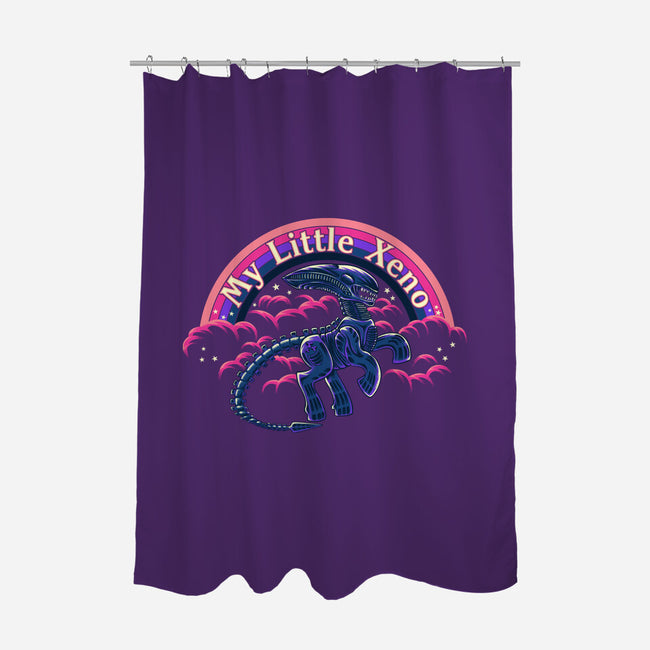 Little Xeno-None-Polyester-Shower Curtain-rmatix