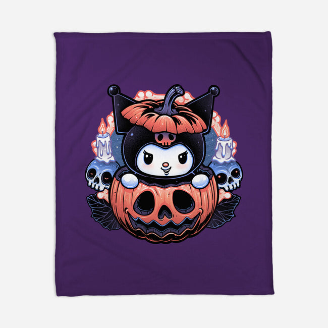 Cute Little Pumpkin-None-Fleece-Blanket-glitchygorilla