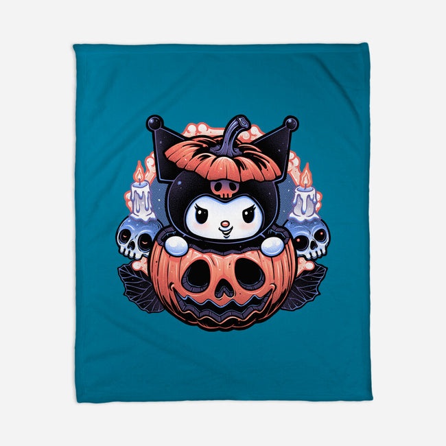 Cute Little Pumpkin-None-Fleece-Blanket-glitchygorilla