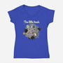 The Little Trash-Womens-V-Neck-Tee-Freecheese