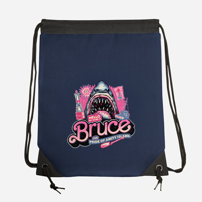 The Pride Of Amity Island-None-Drawstring-Bag-glitchygorilla