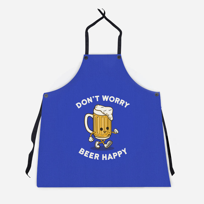 Beery Happy-Unisex-Kitchen-Apron-Melonseta