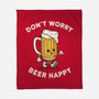 Beery Happy-None-Fleece-Blanket-Melonseta