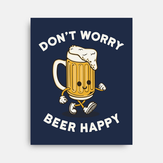 Beery Happy-None-Stretched-Canvas-Melonseta