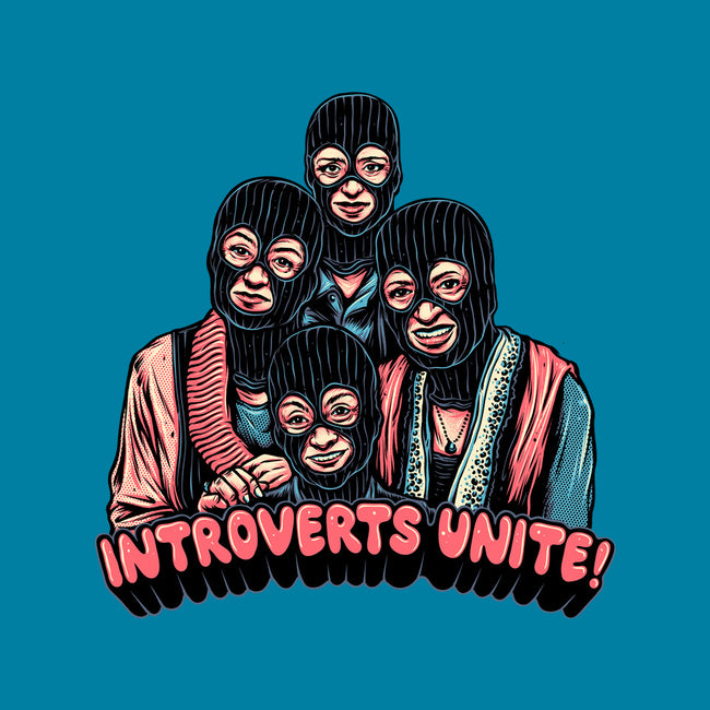 Introverts Unite-Womens-Fitted-Tee-glitchygorilla