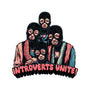 Introverts Unite-None-Fleece-Blanket-glitchygorilla