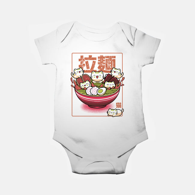 Neko And Ramen-Baby-Basic-Onesie-Astrobot Invention