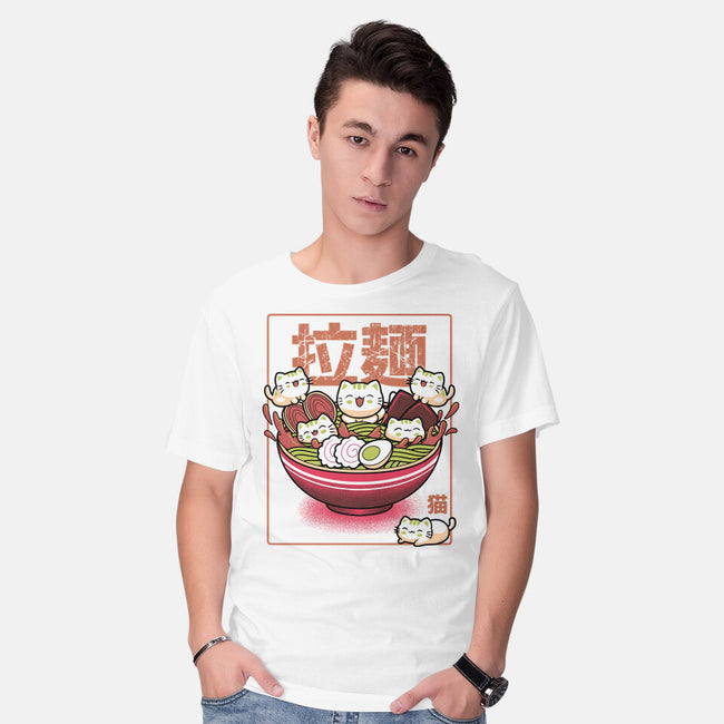 Neko And Ramen-Mens-Basic-Tee-Astrobot Invention