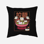 Neko And Ramen-None-Removable Cover w Insert-Throw Pillow-Astrobot Invention