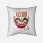 Neko And Ramen-None-Removable Cover w Insert-Throw Pillow-Astrobot Invention