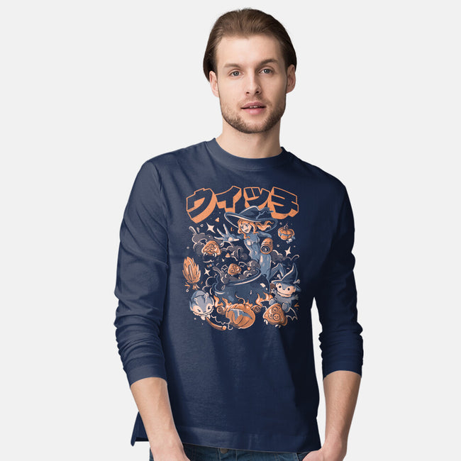 Spooky Hunter-Mens-Long Sleeved-Tee-eduely