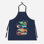 Eat Sleep Fight Repeat-Unisex-Kitchen-Apron-turborat14