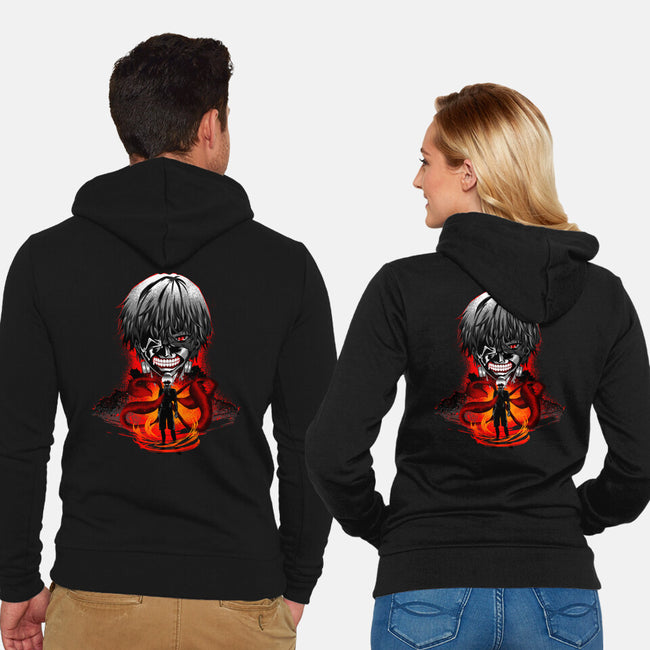 One-Eyed King-Unisex-Zip-Up-Sweatshirt-hypertwenty