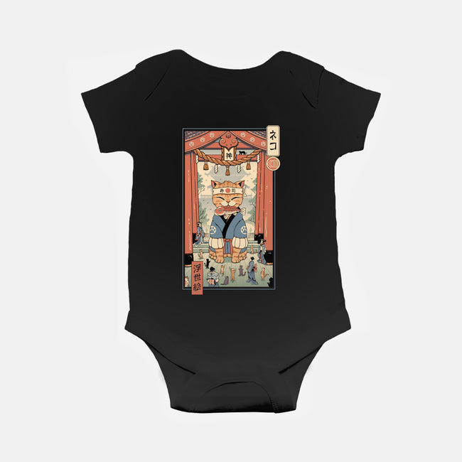 Kami Meowster Cat-Baby-Basic-Onesie-vp021