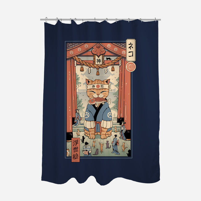 Kami Meowster Cat-None-Polyester-Shower Curtain-vp021