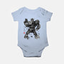 Yellow Bumble Sumi-e-Baby-Basic-Onesie-DrMonekers