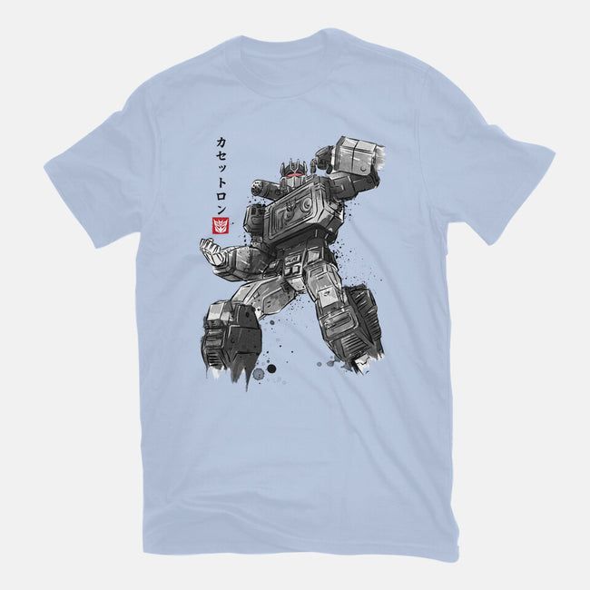 Microcassette Recorder Sumi-e-Mens-Basic-Tee-DrMonekers