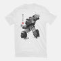 Microcassette Recorder Sumi-e-Womens-Basic-Tee-DrMonekers