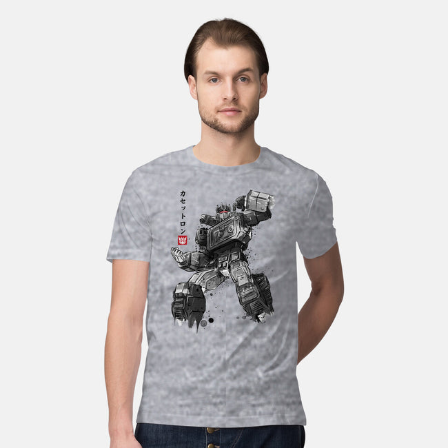 Microcassette Recorder Sumi-e-Mens-Premium-Tee-DrMonekers