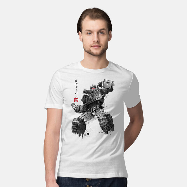 Microcassette Recorder Sumi-e-Mens-Premium-Tee-DrMonekers