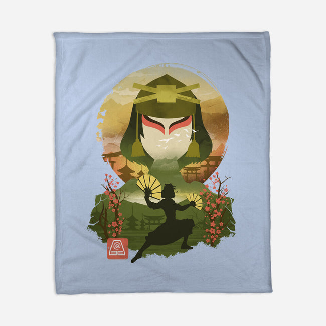 Ukiyo-e Suki-None-Fleece-Blanket-dandingeroz