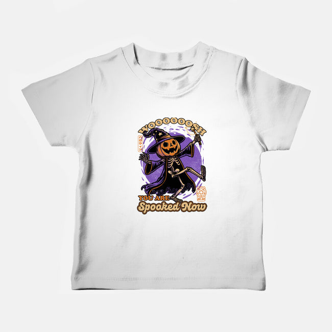 Spooky Pumpkin Wizard-Baby-Basic-Tee-Studio Mootant