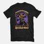 Spooky Pumpkin Wizard-Womens-Basic-Tee-Studio Mootant