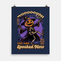 Spooky Pumpkin Wizard-None-Matte-Poster-Studio Mootant