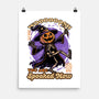 Spooky Pumpkin Wizard-None-Matte-Poster-Studio Mootant