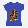 Halloween Spooky Sugar-Womens-V-Neck-Tee-Studio Mootant