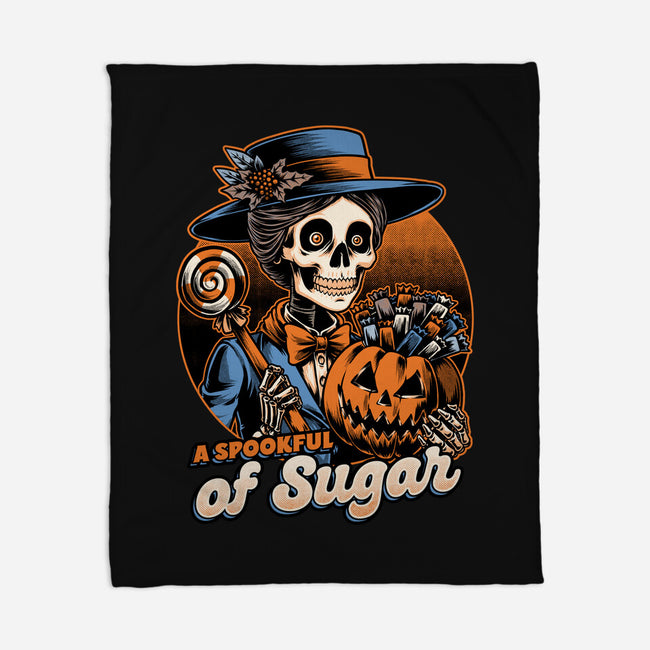 Halloween Spooky Sugar-None-Fleece-Blanket-Studio Mootant